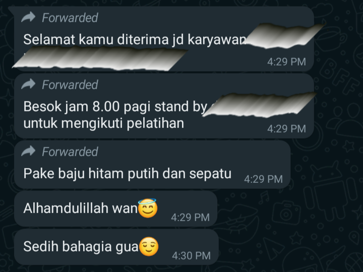 Alwan's tweet photo. 2 case yang selesai hari ini haru batt ya, semangat terus ya wan. Seneng bgt temen kecil akhirnya bisa dapet kerjaan layak. Maaf juga ya pa bikin papa khawatir. Cuman namanya kebenaran harus bisa disuarakan. https://t.co/jq3gSgBjWc