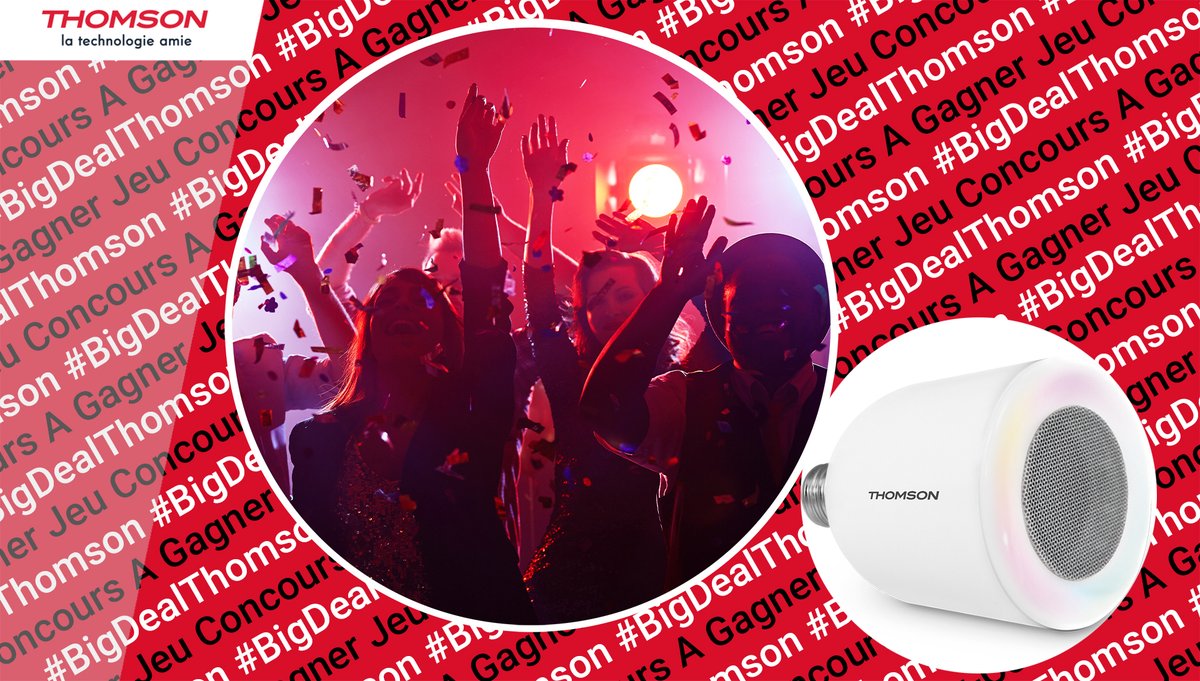 Thomson_FRA's tweet image. Une ampoule assurant la fonction d’enceinte Bluetooth ? Voilà une idée géniale ! 💓
Elle est à gagner aujourd'hui ! 🥳

Pour participer 👇

1⃣ Abonnez-vous à @Thomson_FRA 😉
2⃣ RT ce jeu 🔃
3⃣ Dans quelle pièce l'installeriez-vous❓

🎁🍀#BigDealThomson #ThomsonDomotique🍀🎁