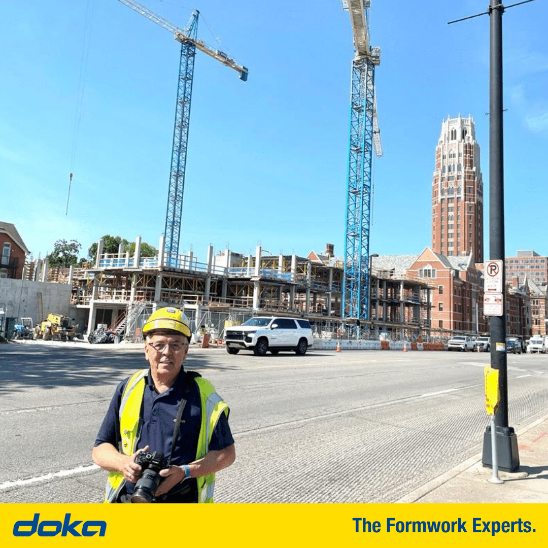 Doka_USA's tweet photo. 🎥Capturing the fast-paced #DokaTruss table construction progress with  @Charter Construction Group at @Vanderbilt University, Manfred's next #formwork photo-tour stop continues in Nashville, TN. 

#MoreThanFormwork #Partnership #DokaUSA#WhereInTheWorldIsManfred #WeAreDoka https://t.co/g2mbh5Gx8E