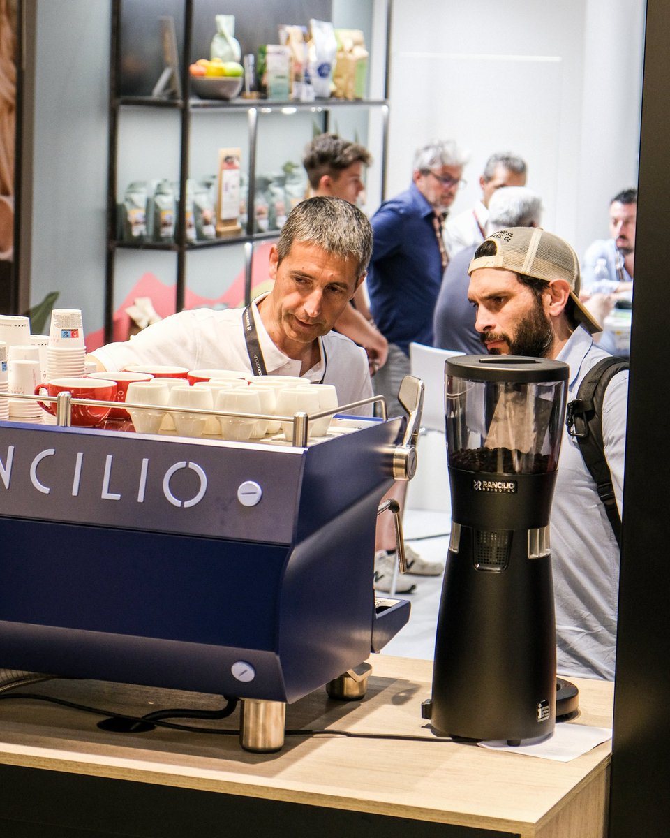 RancilioGroup's tweet photo. First Day at #WOCMilan 2022 - We are thrilled to meet the global coffee community in Milan. Join us on our booth L02 Hall 3 to discover the coffee machines line up!

#WOC #Milan #RancilioGroup #Rancilio #Egro #RancilioSpecialty #SpecialtyCoffeeAssociation #Coffee #Espresso #Event https://t.co/KCA3GY5XUQ