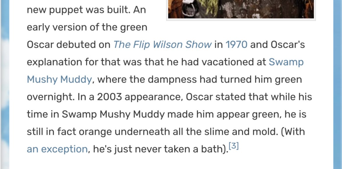 MuppetWiki's tweet photo. Very similar! If Herry shaved his nose to find purple 🟣 underneath, Oscar could bathe to find orange 🟠 underneath. #MuppetTrivia https://t.co/mdB2fjlu5e