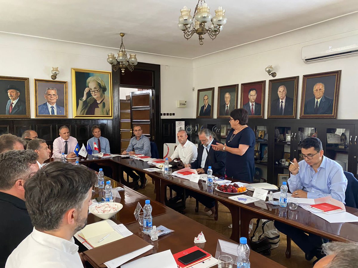 alled_2's tweet photo. #HappeningNow -The very first UPCO board meeting is taking place today with its respective members from University of Prishtina, City of Prishtina and Kosovo Chamber of Commerce! 

When the right people get together,challenges become opportunities! ✅

#TripleHelix #ClusterHub🇽🇰 https://t.co/G12PZZarQp