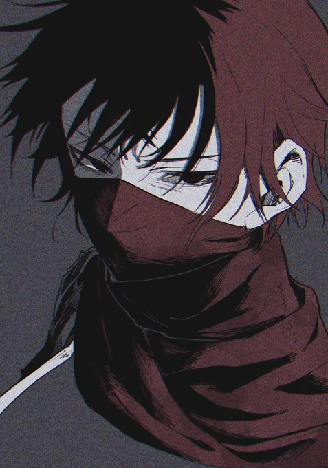 描きたい所だけ🥷 