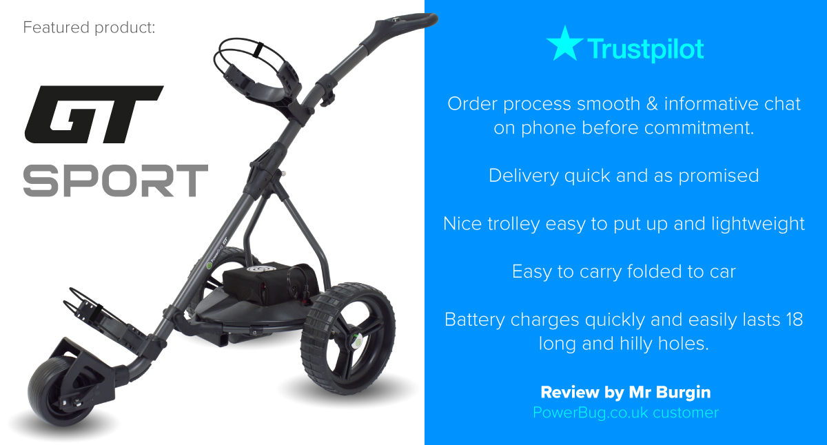 PowerBug_Golf's tweet photo. PowerBug GT Sport - The best value electric golf trolley on the market!

https://t.co/GeYL4lPeZl https://t.co/BGxtvfCBp5