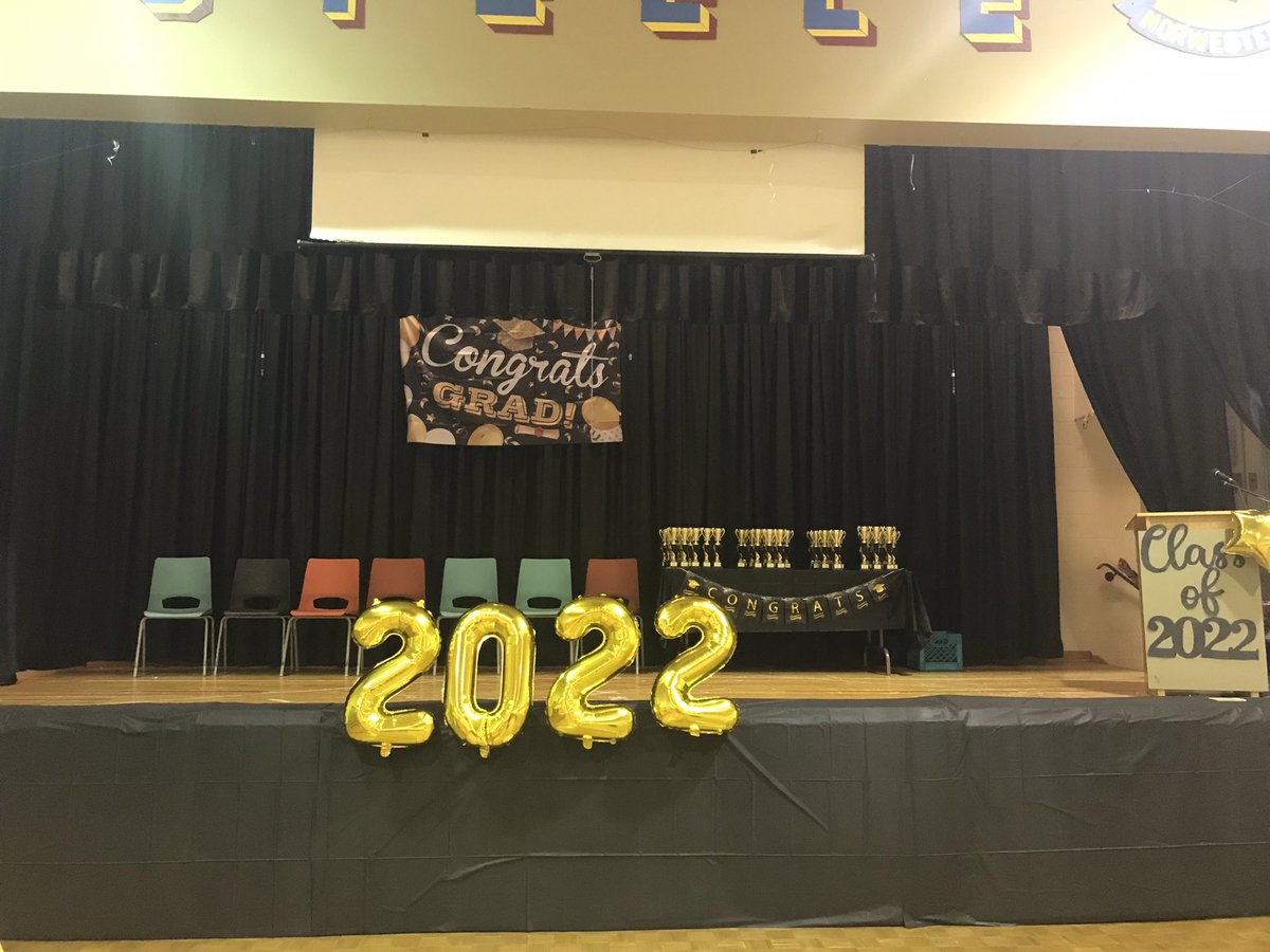 Getting ready for our grade 6 graduation today! Can’t wait to celebrate together <a href="/krishaskumar/">Krisha Kumar</a> @LN10Alvarez <a href="/LC2_TDSB/">Learning Centre 2</a>