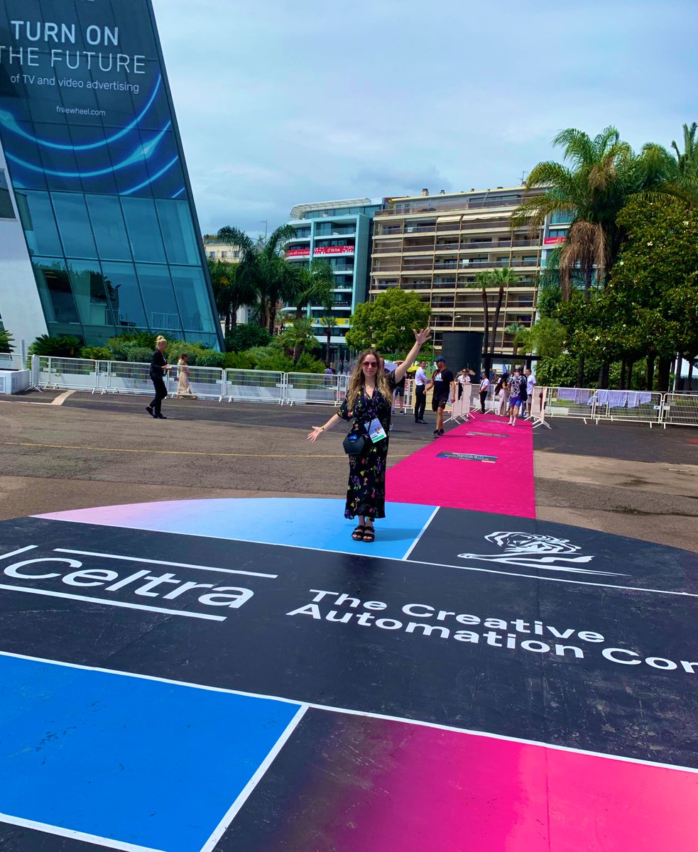 Life is grand on the <a href="/Celtra/">Celtra</a> pink carpet #CannesLions2022