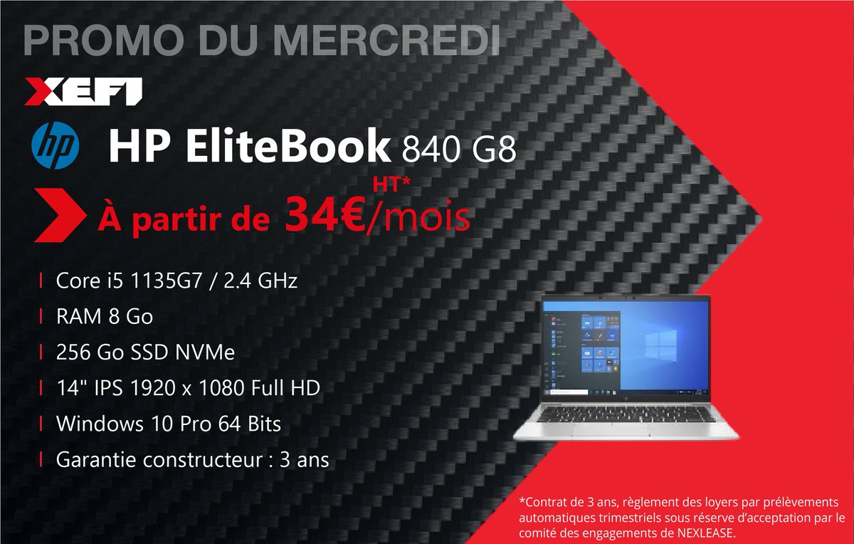 ComputerLand_fr's tweet image. JOUR DE PROMOTION 🎁

Venez découvrir dès maintenant le magnifique HP EliteBook 850 G8 disponible chez nous !

Contactez notre agence dès maintenant pour en savoir plus !

📞 Appelez nous au 01 46 99 42 99 ou boulogne-billancourt@xefi.fr

#XEFI #Offre #Promotion #HP #Ordinateur