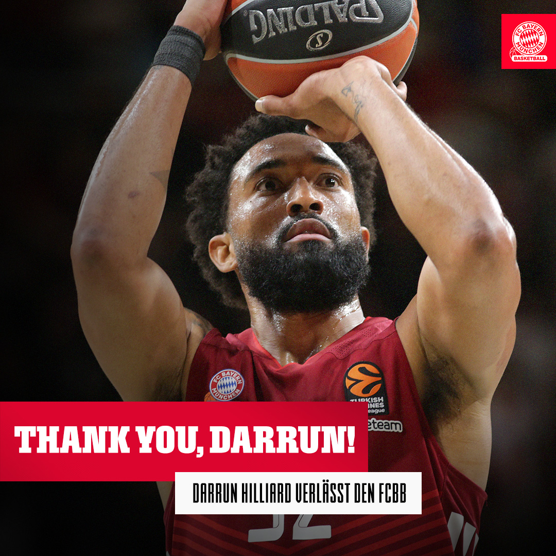FCBBasketball's tweet image. 🤜🤛 𝐓𝐇𝐀𝐍𝐊 𝐘𝐎𝐔, 𝐃𝐀𝐑𝐑𝐔𝐍

D-Hill leaves us after one season. We wish you all the best for your future, @DHilliard6X!

#FCBB #Kaderupdate #ThankYouDarrun