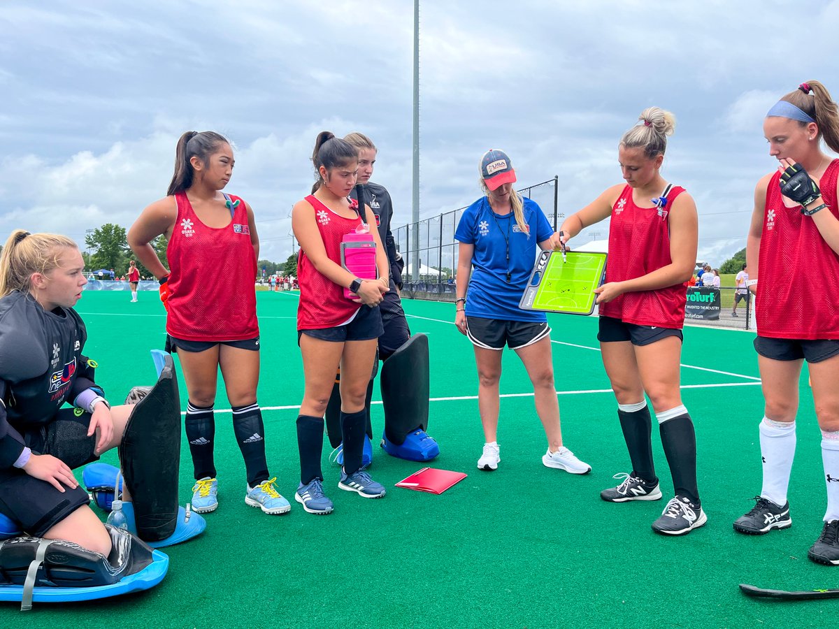 USAFieldHockey's tweet photo. Last group of practices coming up at the 2022 U-16 &amp; U-16 Rise Girls Nexus Championship, presented by @OsakaHockey! ⭐️ https://t.co/eMKrdSu9tE