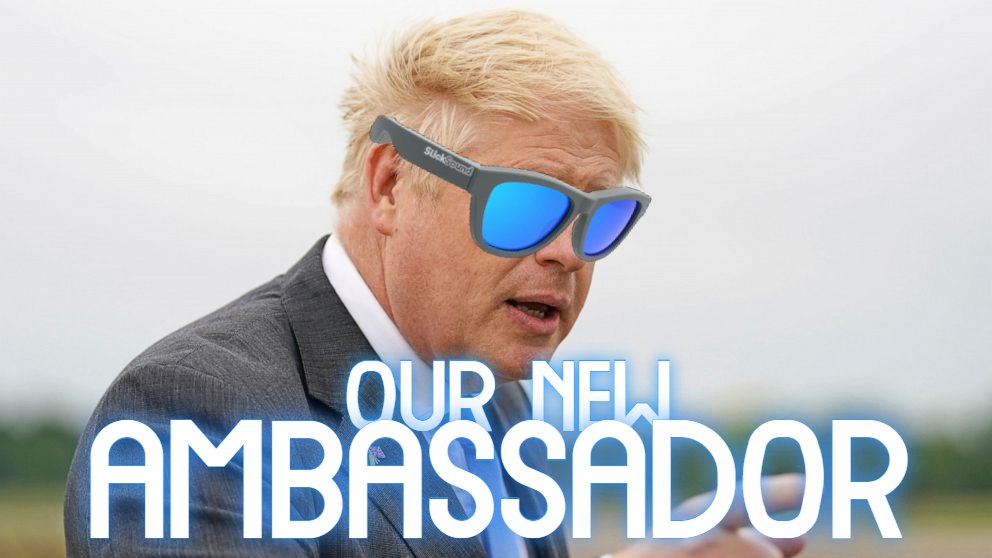 slick_sound's tweet photo. Introducing our newest ambassador of SlickSound...

The Man. The Myth. The Legend...  @BorisJohnson 

#SlickSound #BorisJohnson #ambassador #glasses #shades #stylish https://t.co/Ueo14sMTug
