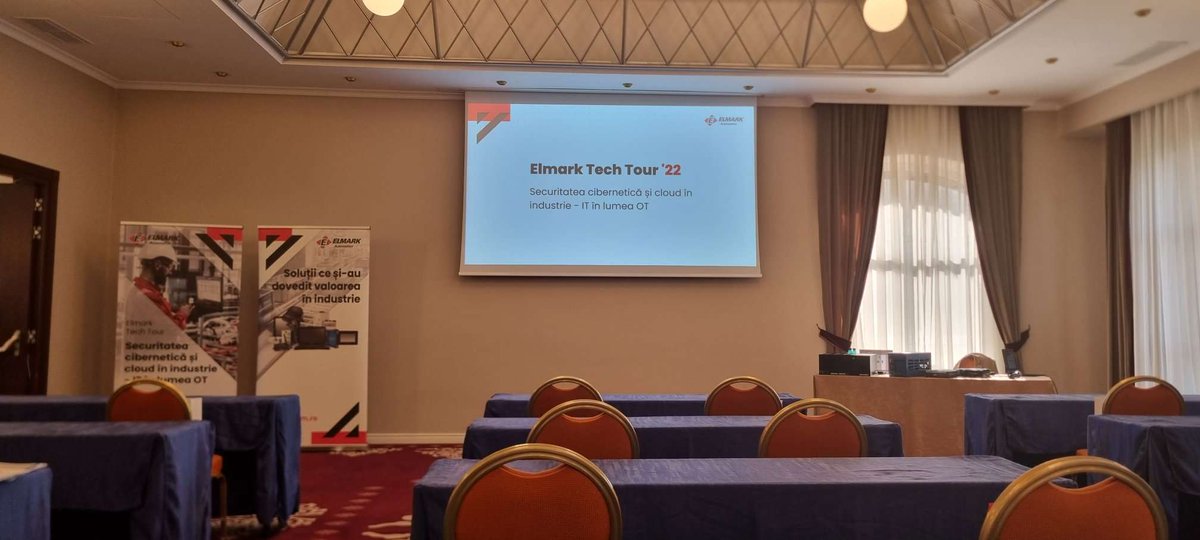 beiaconsult's tweet photo. BEIA was present today 23th of June 2022 in the #Elmark Tech Tour'22 - #Cyber #security and #cloud in industry - #IT in the OT world event at Hotel Caro in Bucharest, Romania. @s4allcities @SafecareP @SealedGRIDH2020 #TESTBED2 https://t.co/6N5WDEMPGo