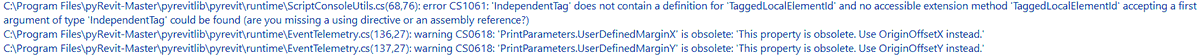 Anybody else having trouble with pyRevit and Revit 2023? Installed 4.8.10 but it's throwing errors. I think these are the relevant lines?