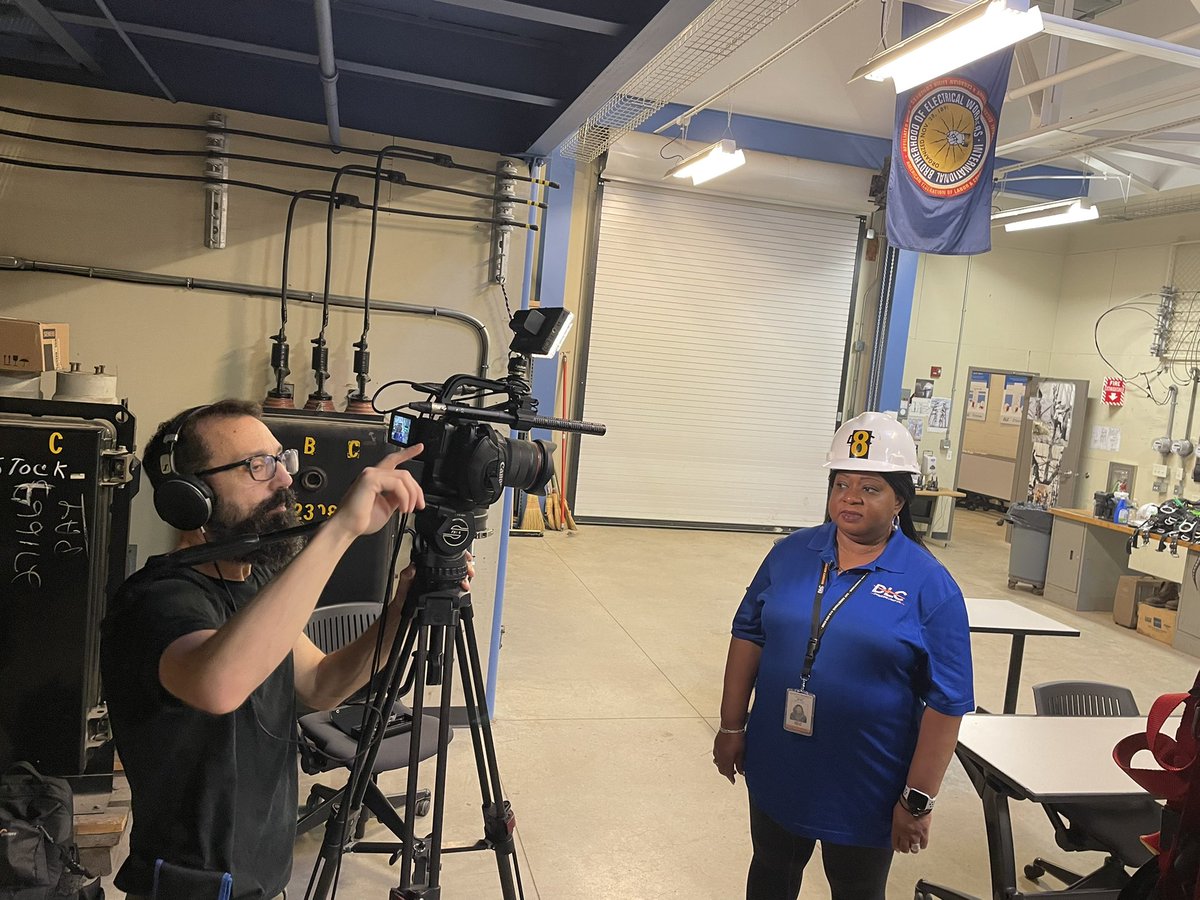 SteelCenterCTE's tweet photo. Our Executive Director Kevin Rice is out on location this morning working on a special project with Marla Bradford Sr. Diversity Recruiter for @DuquesneLight and Steel Center Executive Advisory Council member #pathway2success https://t.co/OnL6zJ2OR9