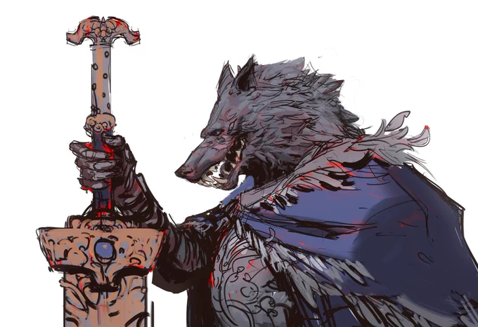 Fan art | Elden Ring - Blaidd

Artist: @Edward_Delandre 