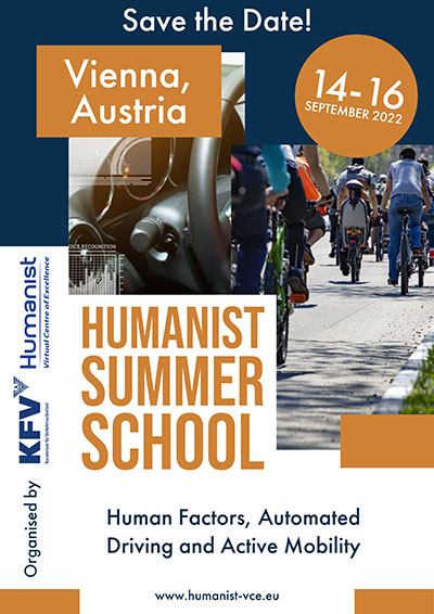 dblue_it's tweet photo. HUMANIST Summer School 2022 
The main focus will be on #HumanFactors in #Transport and our own François Brambati will be a speaker.

Programme &amp; registration available here: https://t.co/do8lXfRdKm https://t.co/axl1Op6dvc