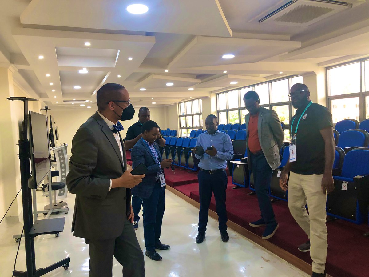 Penniecook's tweet photo. Thank you @Dagrain002 for your visit and the #CHOGM2022 visitors led by the President of Commonwealth Medical Association @drenabulele. https://t.co/GJ2WjpMg9e