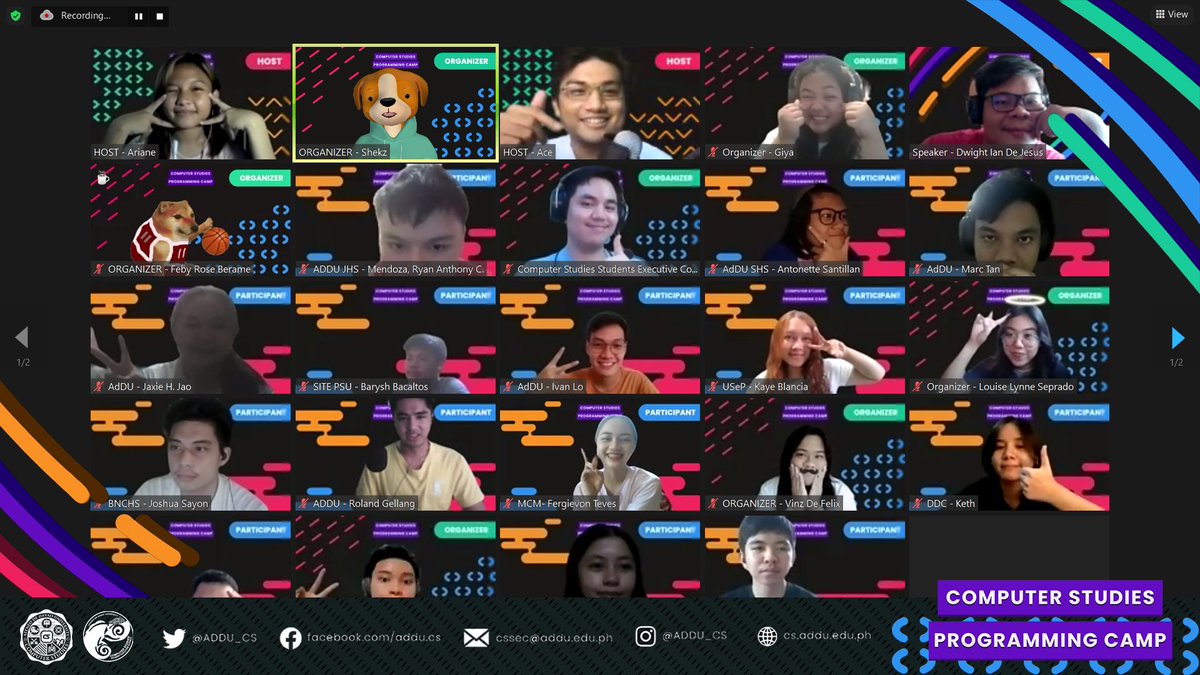 addu_cs's tweet photo. Campers, we're 2 days down! You've come a long way now &amp; there's no backing down.

Gear yourselves up as we head to our Day 3 (last day) where you get to show off your coding skills. See you tomorrow for our 𝐇𝐚𝐜𝐤𝐚𝐭𝐡𝐨𝐧!

#ProgramTheFuture🧑‍💻 👩‍💻 https://t.co/xFMCtkDolB