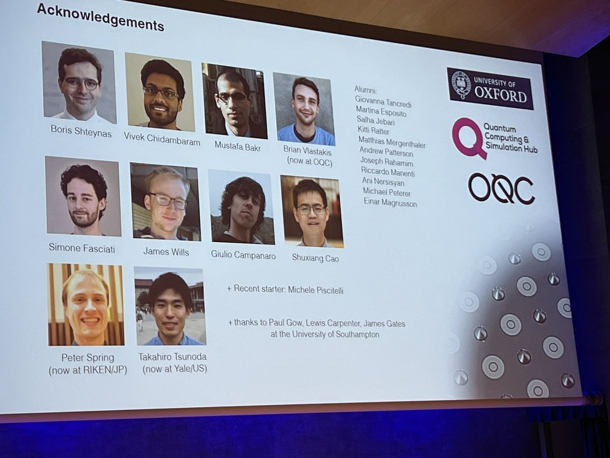 Nice talk by <a href="/peterleek/">Peter Leek</a> from <a href="/UniofOxford/">University of Oxford</a> and @OxfordQCircuits at the <a href="/QuantumConf/">QUANTUM MATTER CONFERENCE</a> 2022 in #Barcelona. 
Peter was the first PostDoc at our <a href="/qudev/">Quantum Device Lab</a> <a href="/ETH_physics/">ETH Physics</a> <a href="/ETH_en/">ETH Zurich</a> lab at <a href="/ETH/">ETH Zürich</a> #Zurich .