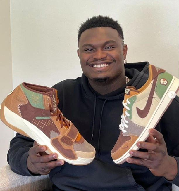 Hey I think @Zionwilliamson is launching my perfect match @sneakerheadsoff number 1990, Zion2. LFG #Zion2 #NBA #sneakerheads #NFTCommunity