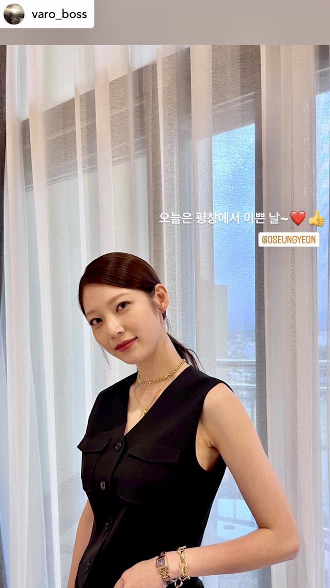 0seungyeon_only's tweet photo. 2022.06.23
@varo_boss  IG Story  Update with Gong Seung Yeon at  The 4th Pyeongchang International Peace Film Festival 2022.

#공승연 #평창국제평화영화제 #GONGSEUNGYEON
#กงซึงยอน #PIPFF2022 https://t.co/dYXvDjE5gf