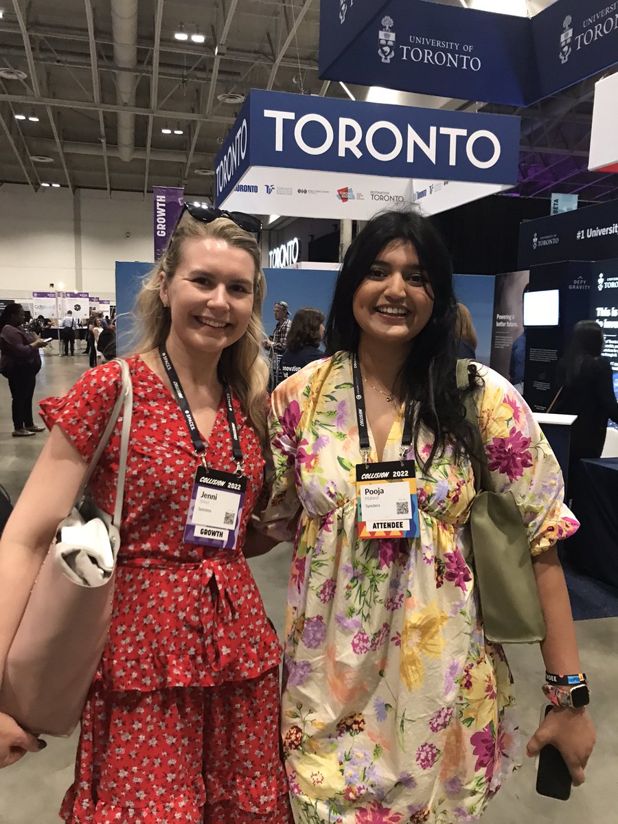 fromeleo's tweet photo. @synctera a start up with two up and coming women in tech stars at @CollisionHQ on @womeninenguwo day https://t.co/mhQPAzPEIo