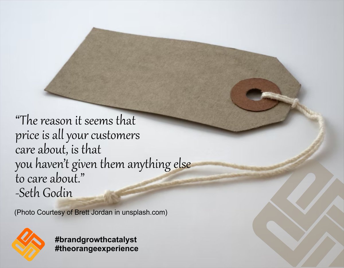 OrangeExperien1's tweet photo. Today, give your customers something to care about your product, other than its price. Give value they can't resist; value that your competitors can't deny
#brandgrowthcatalyst #theorangeexperience #marketingcommunications #marketing #salesmastery #sales #branding #brandmanagment https://t.co/oeHaTc3rCi