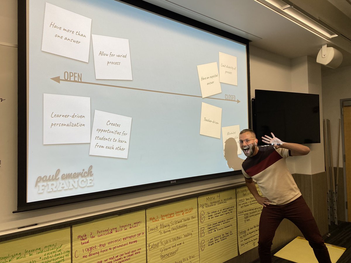 Ms_Hancox's tweet photo. Day ✌🏽 we tackled lesson planning and open ended tasks!! One tip: anticipate student responses as you plan! #PersonalizedLearning #DeeperLearning #JCPS https://t.co/VvPQb6r2Dn