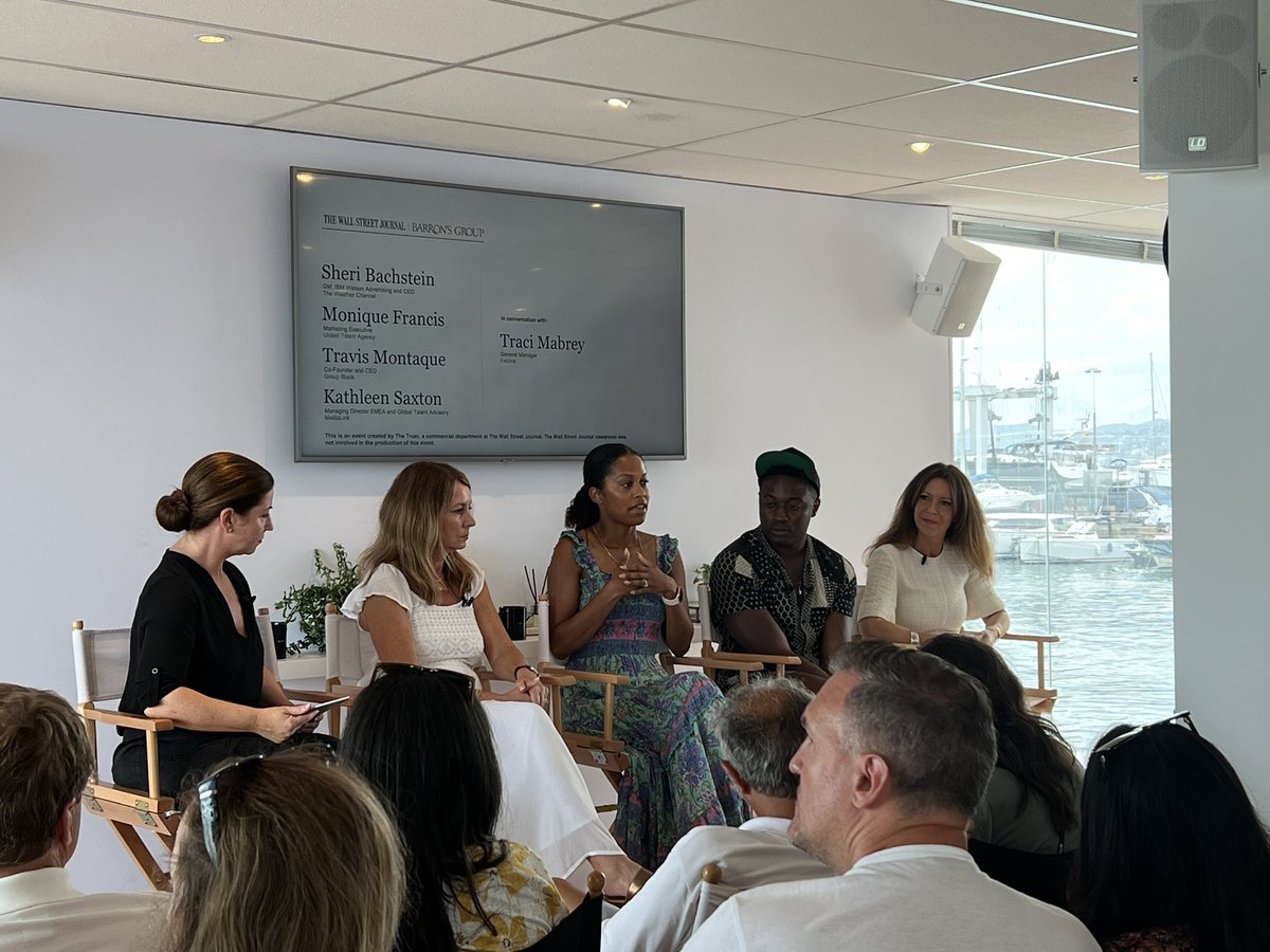 On innovation in DEI at the executive level, "so much of it is about human behavior," says <a href="/KittySax/">Kathleen Saxton</a>. <a href="/WSJ/">The Wall Street Journal</a> #canneslions2022