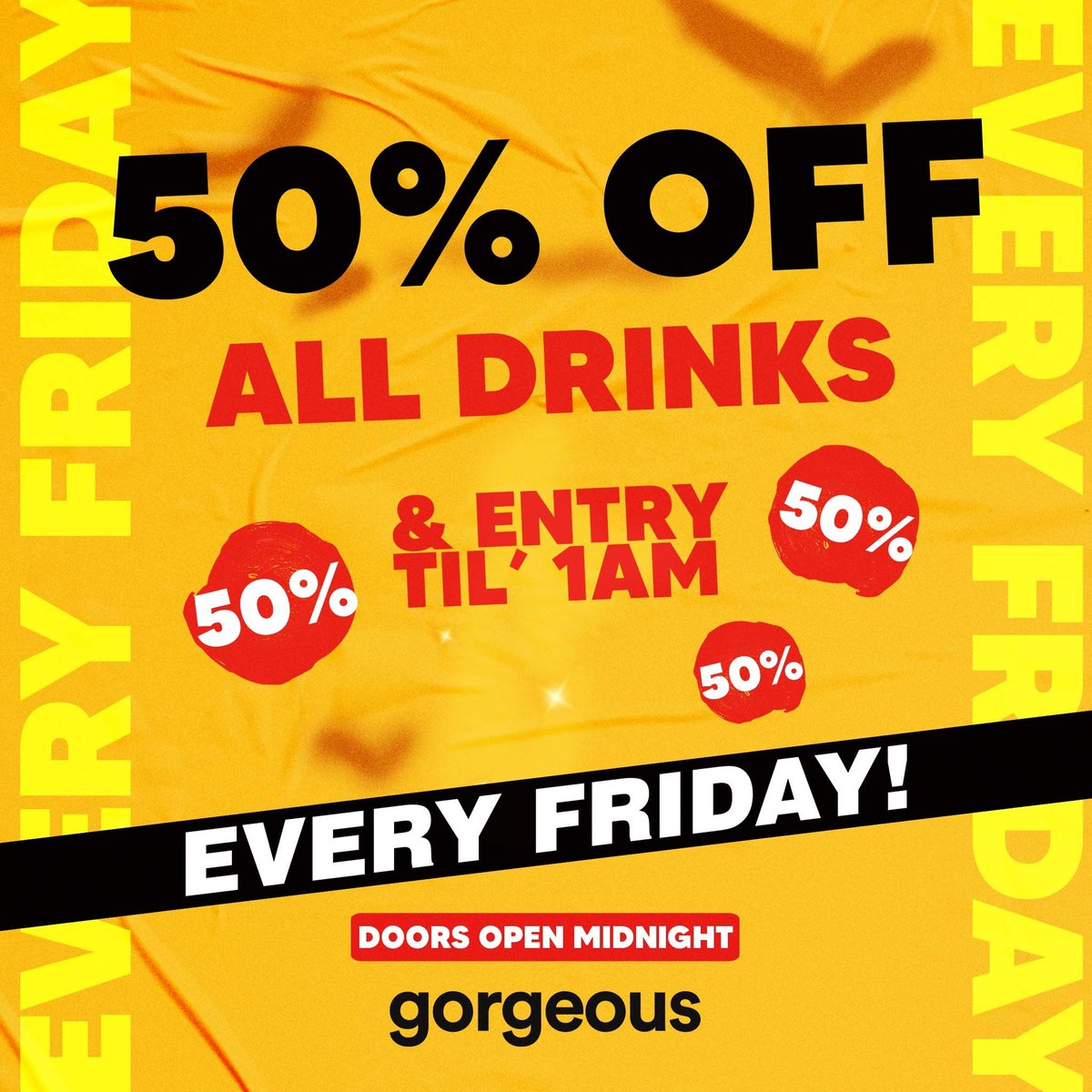 GorgeousWTON's tweet photo. You won't find a deal like that anywhere else on a Friday night! 👀 https://t.co/6yKlpwdPy9