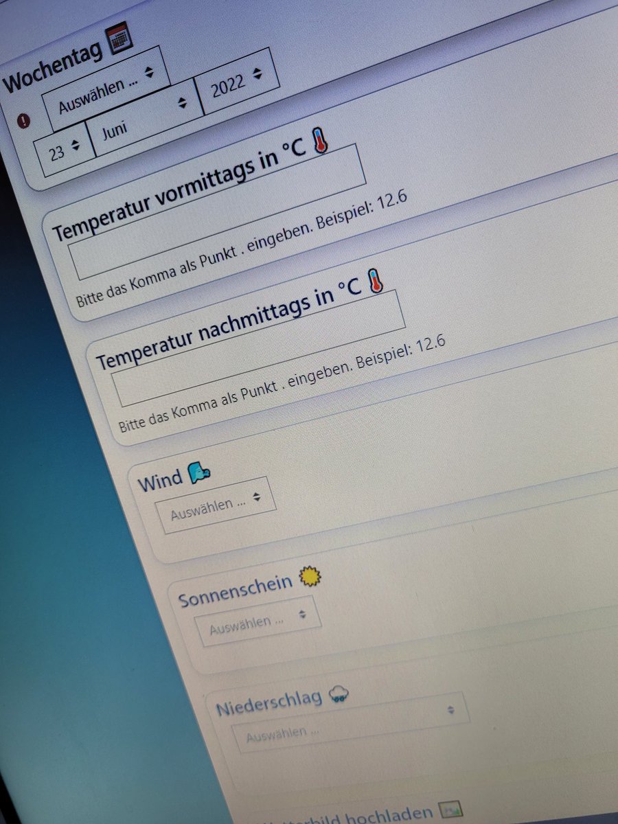 eni_basta's tweet photo. Wer ist der Ersteller dieser Datenbank "Wetterstation"?
#moodle #moodlebande #twlz https://t.co/BU00GukXh8