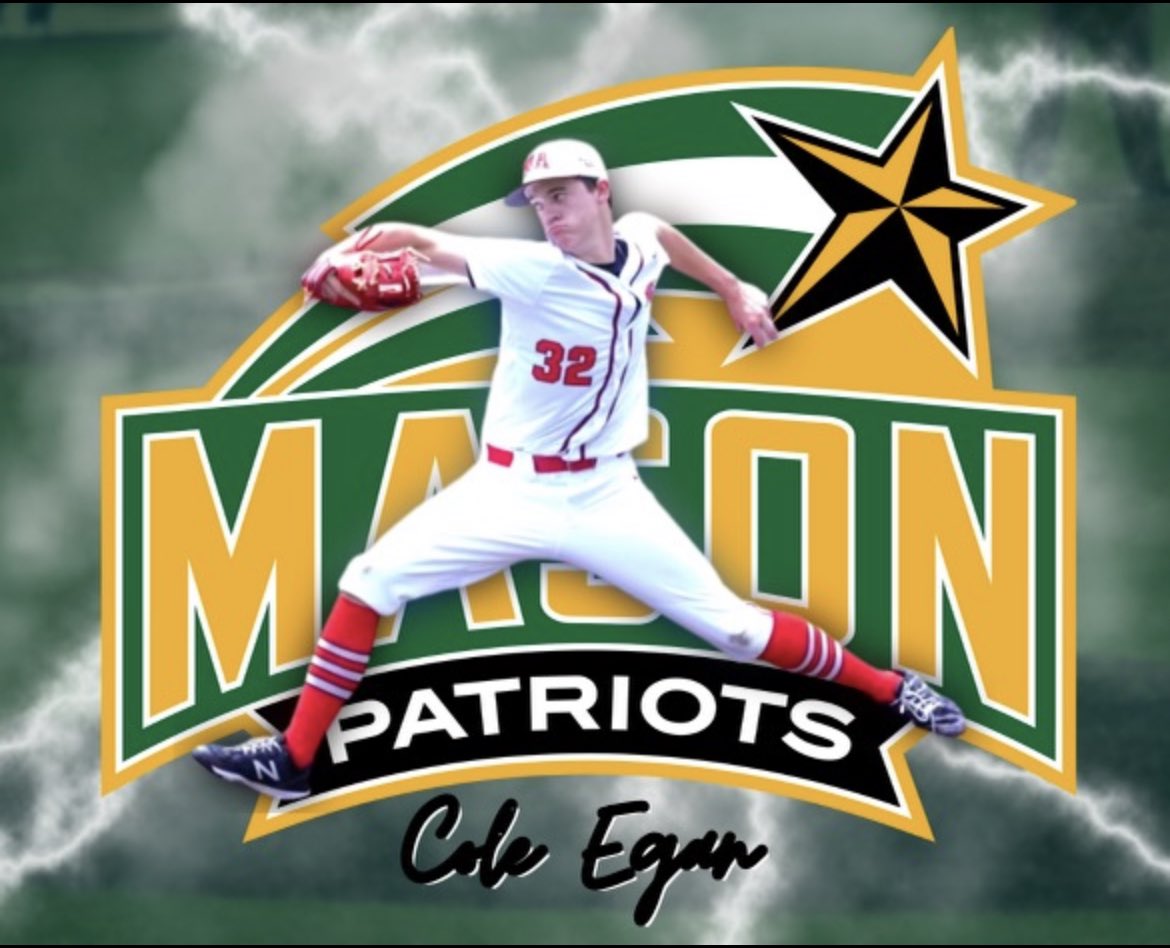 I am extremely blessed and proud to announce that I will be continuing my athletic and academic career at George Mason University! Thank you to all my family, coaches and friends who helped and supported me along my journey. Go Patriots! 💚💛  <a href="/USElitebase/">US Elite Baseball</a> <a href="/11Hammer11/">Rick Krewson</a>