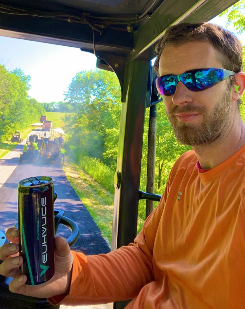 Crypt0Gladiator's tweet photo. #Enhanc3Token #EnhanceEnergyDrink It may not give you wings, or turn you into a monster. But these energy drinks make 10+ hour days in 90+ degree weather on 300 degree blacktop a little more bearable. https://t.co/oAIB2WXrf8