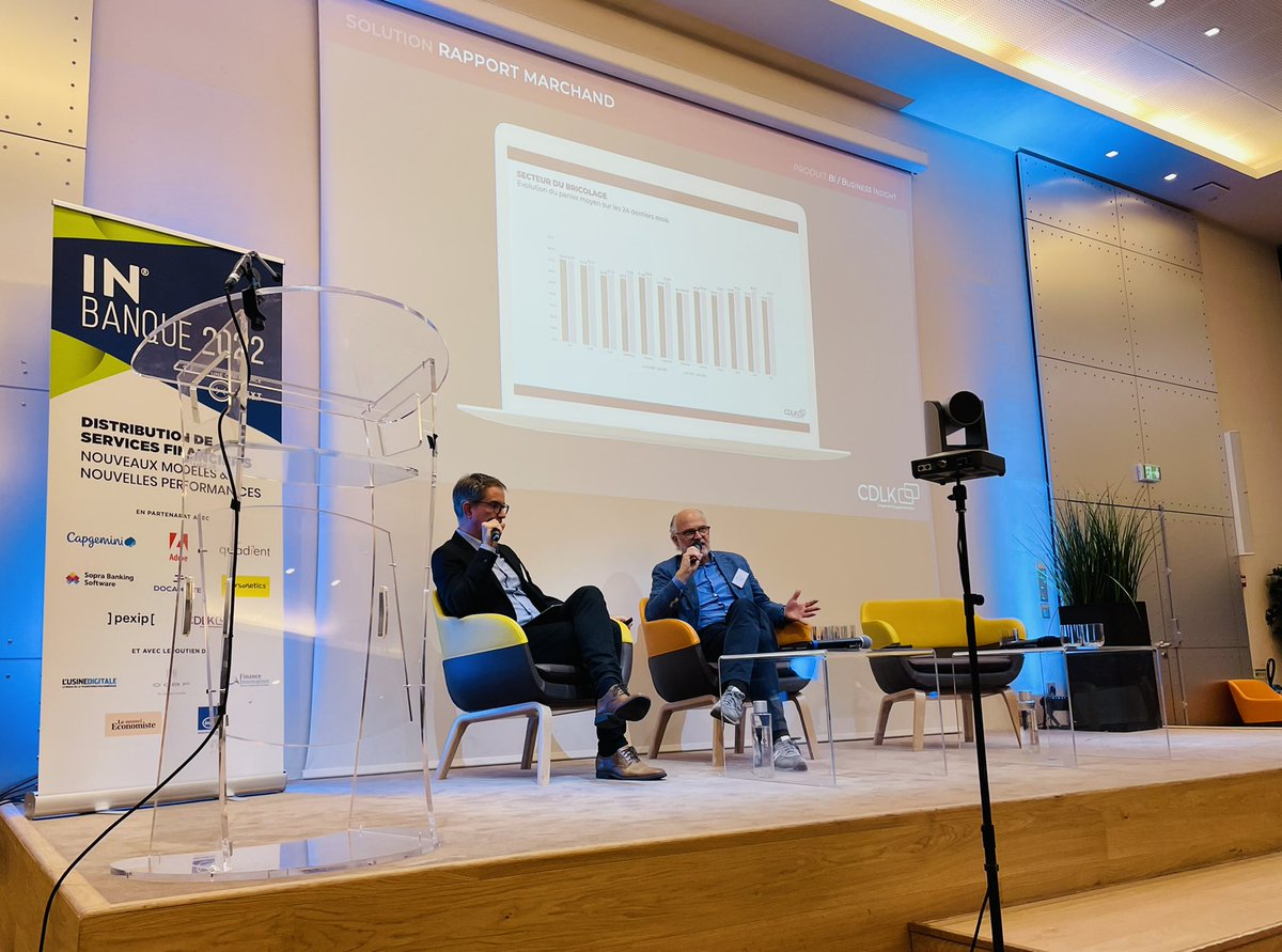 Interview de <a href="/BenoitGruet/">BenoitGruet</a> sur la conférence <a href="/InBanque/">IN BANQUE</a> « Grâce à l’enrichissement de la donnée de paiement, les banques peuvent offrir à leurs clients commerçants des rapports marketing mesurant la performance de leurs points de vente en mode benchmark… »