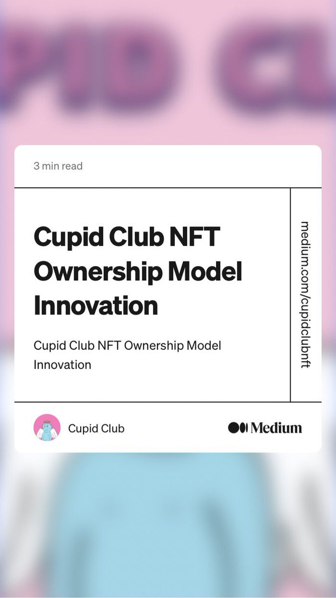 Cupid Club NFT tweet media