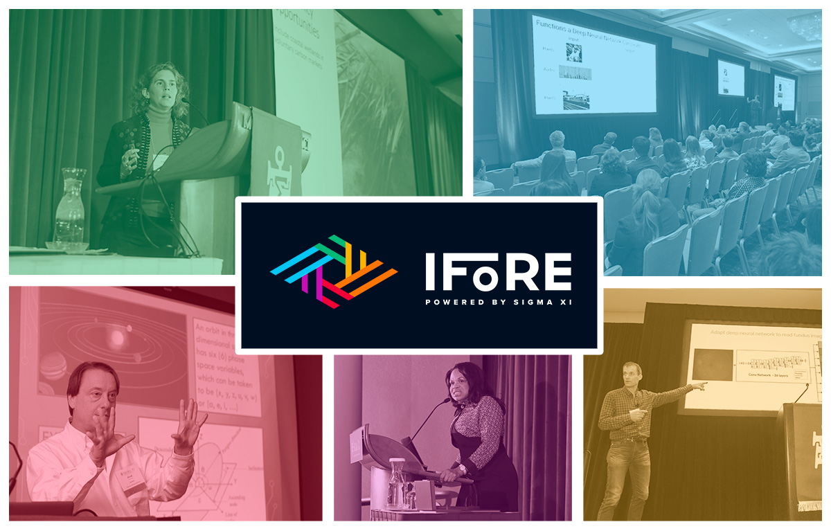 SigmaXiSociety's tweet photo. #STEM professionals: Only ONE WEEK left to get on the IFoRE '22 agenda! Submissions are open now through June 30th. Present your research, give a #KeyThought presentation, lead a panel or workshop... Learn about #IFoRE and submit an abstract TODAY: https://t.co/IAx4hLApw3 https://t.co/mS7Sw5DbEQ