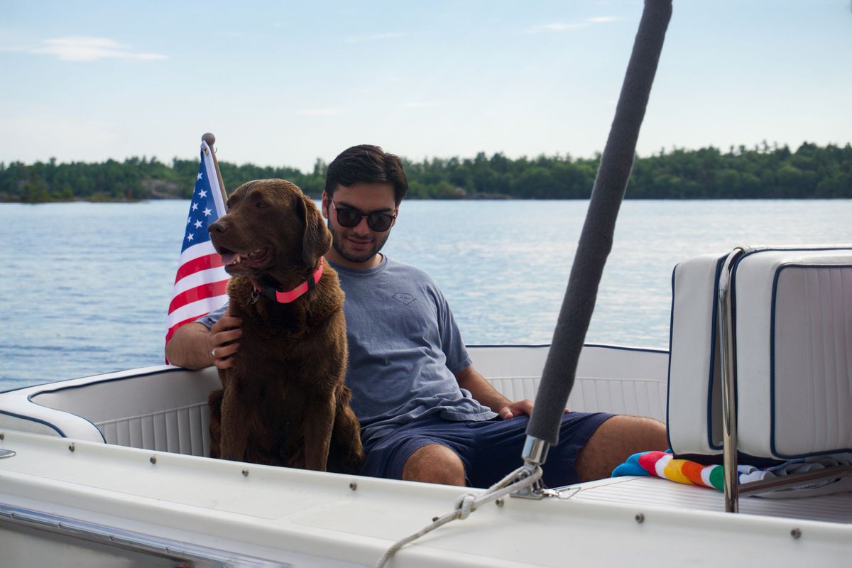 LimestoneBoats's tweet photo. There’s nothing better than being out on the water in your Limestone®… unless of course, your pup is with you! Tell us where your pup's favorite boating spot is in the comments below. https://t.co/sZ6Jk2DWhV