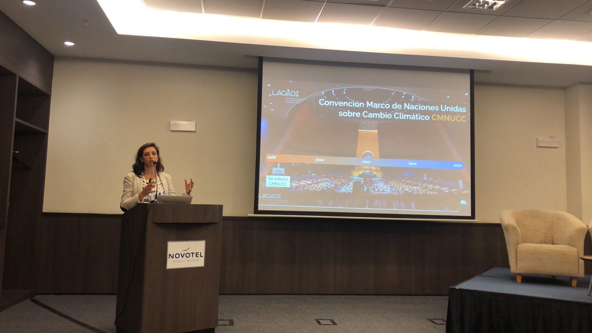 CCADITransforma's tweet photo. .@MariRojasLaser, directora de CCADI, hablando de finanzas climáticamente inteligentes🌱💰 en el evento "Incorporación del cambio climático en las decisiones de inversión del sector financiero" de #LACADI en Lima🇵🇪. https://t.co/Cu8eIPJ7iu