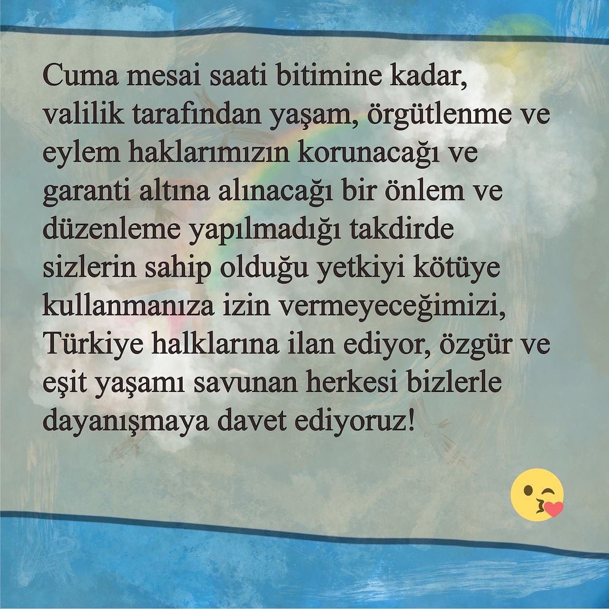 İstanbul LGBTİ+ Onur Haftası (@istanbulpride) on Twitter photo 