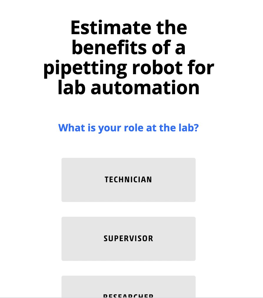 Curious about how much money you could save with lab automation? Take our quiz now: opentrons.com/roi/users