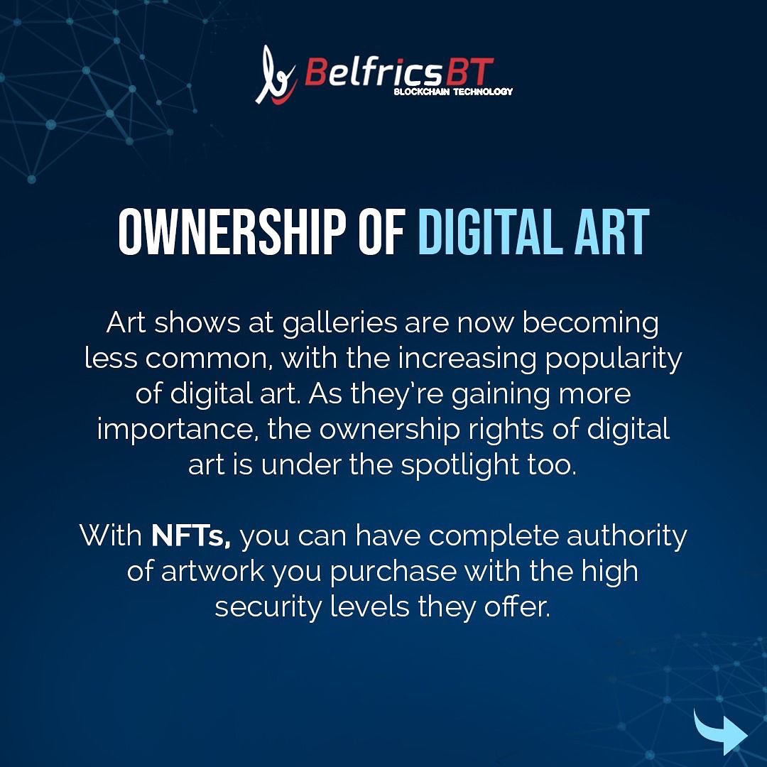 belfricsbt's tweet photo. Ever thought about art coming together with #NFTs to make the #arthorizon a lot more #accessible and #efficient? 

Swipe to read how this is possible.

@reallifeClips 

#BelfricsBT #blockchain #ArtNFT #DigitalArt https://t.co/oTKtNLPC0N