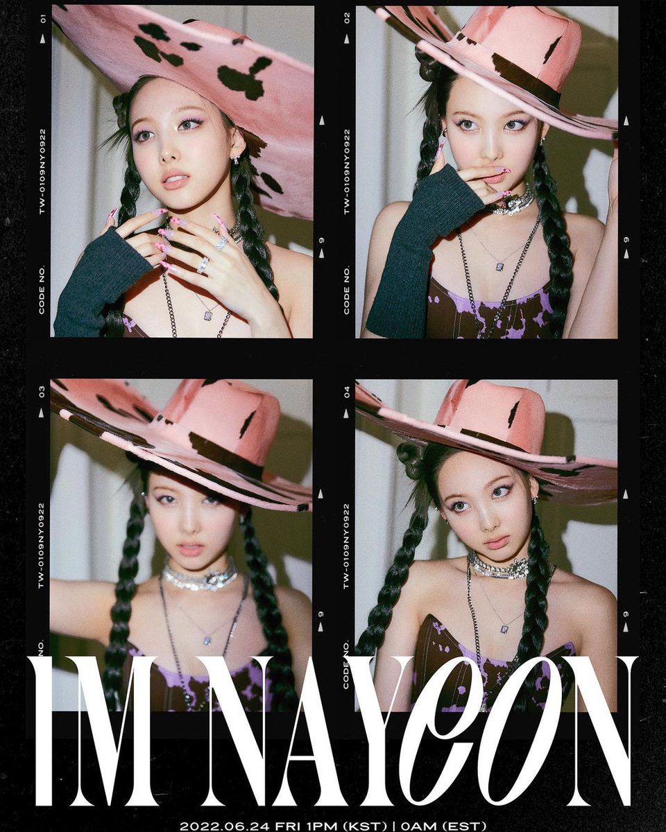 TWICExONCES's tweet photo. Estamos a pocas horas del debut solista de Nayeon y del lanzamiento de su mini album 'IM NAYEON'

¿Emocionados? Usen los hashtags!

#프로아이돌_임나연_솔로데뷔
#IM_NAYEON_POP
@JYPETWICE https://t.co/2axfxPkIUb