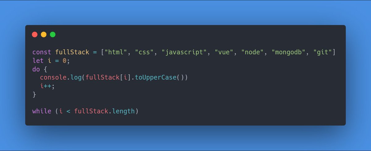 7 Types Of Loop In Javascript ️ Thread 🧵 - Thread from Selemon Brahanu ...