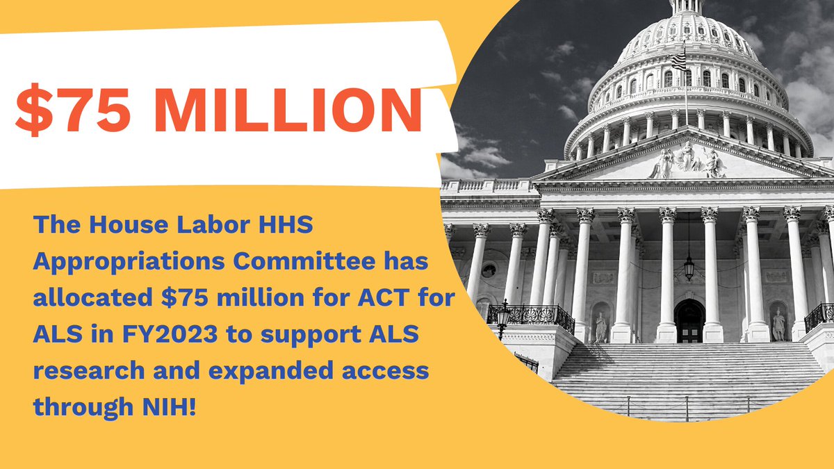 iamalsorg's tweet photo. Incredible news!!
A big thank you to someone who has shown up for the ALS community time and time again, @rosadelauro.
And thank you to ALS champions @TomColeOK04, @RepMikeQuigley, @RepKayGranger, and all members of the appropriations committee for making this possible. https://t.co/2lZVav9IO9