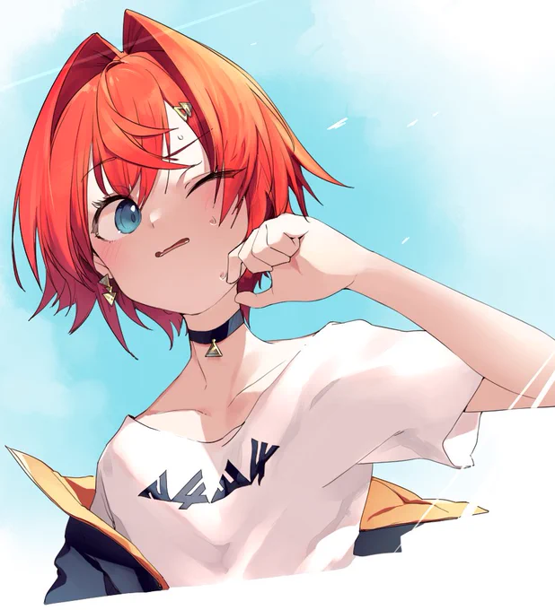 「あっっっつい……」
#絵ンジュ 