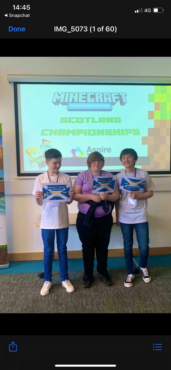 pv_braeview's tweet photo. Well done team Qube for competing and winning 1st place in the Scotland Minecraft Championship!! https://t.co/7YLQxAKvI9