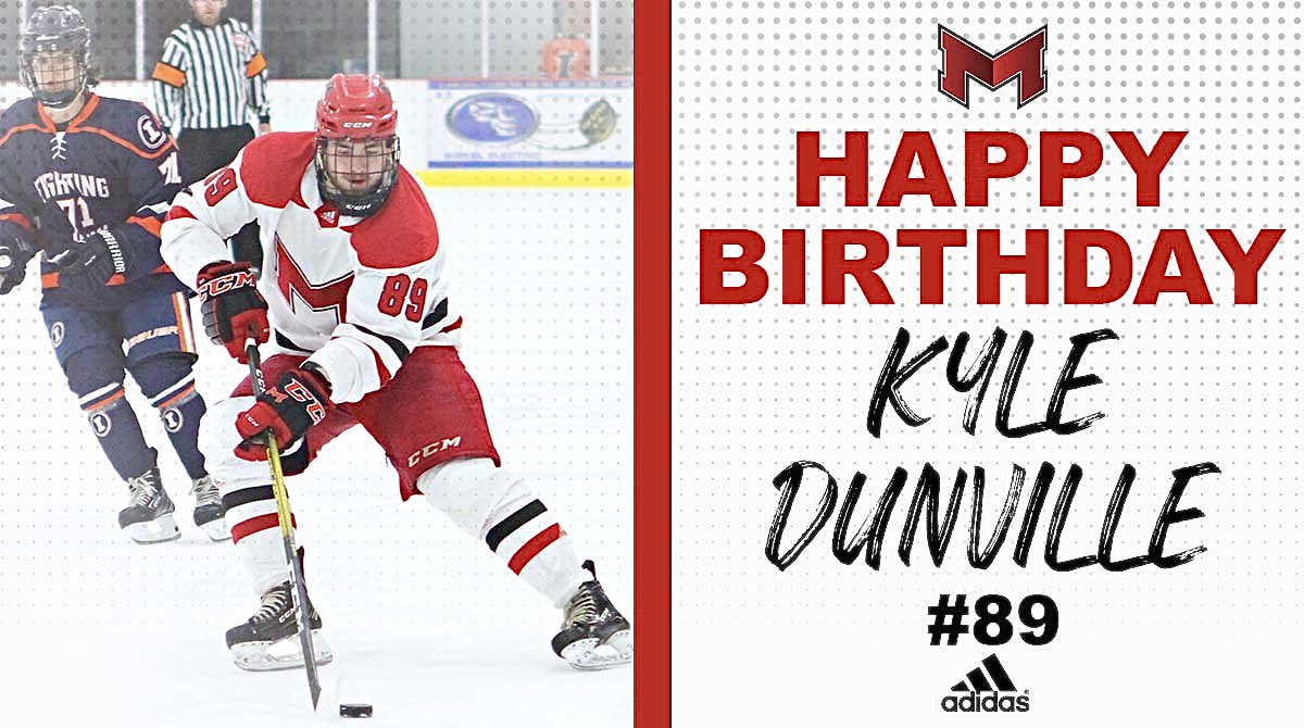 SaintsD2Hockey's tweet photo. Happy birthday to #89, Kyle Dunville! #WagonLine #RollDawgs 🎈 https://t.co/K35lyuQYj2