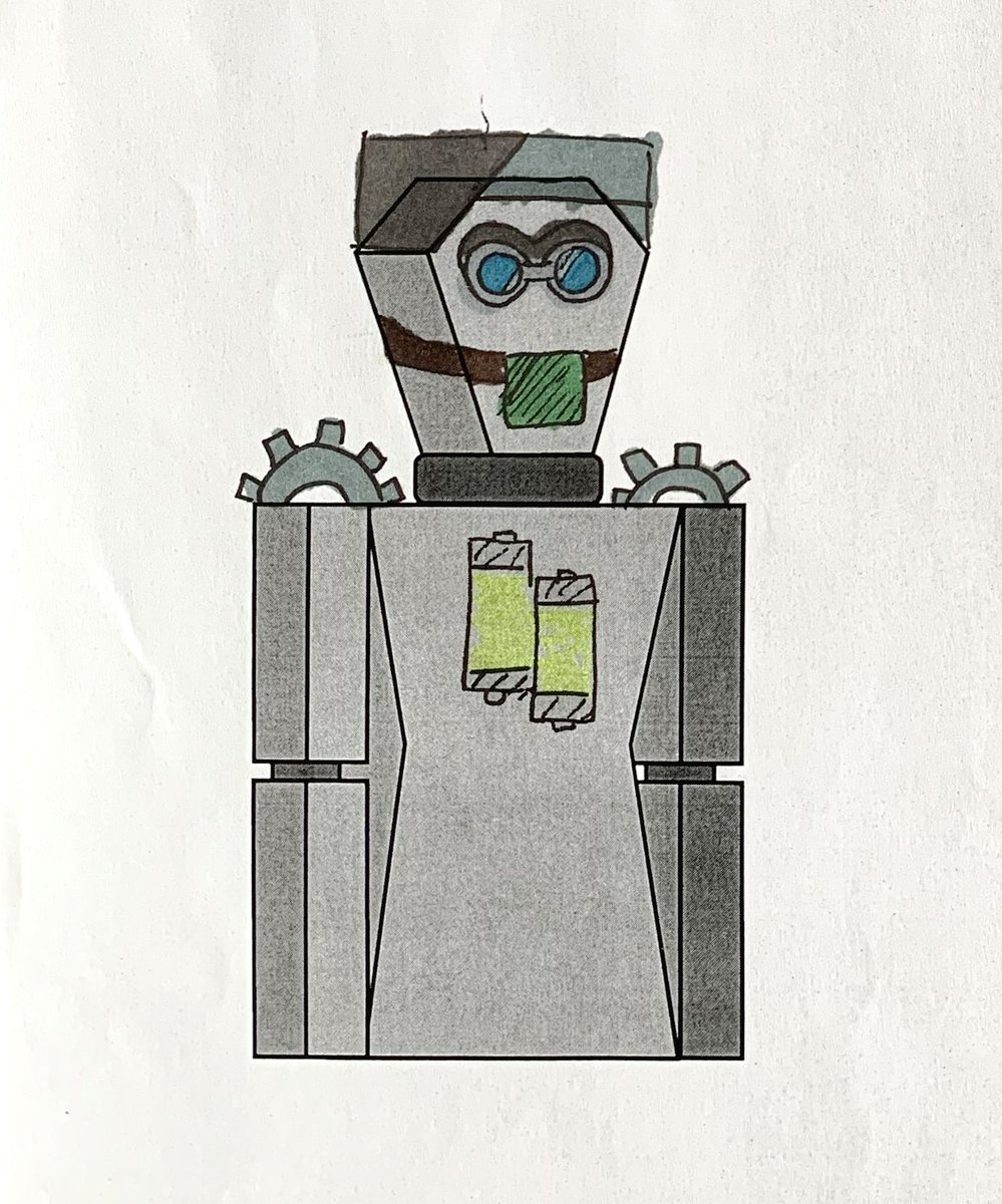 Hand-drawn version of POMPO from avatar 🙂

#pompotherobot