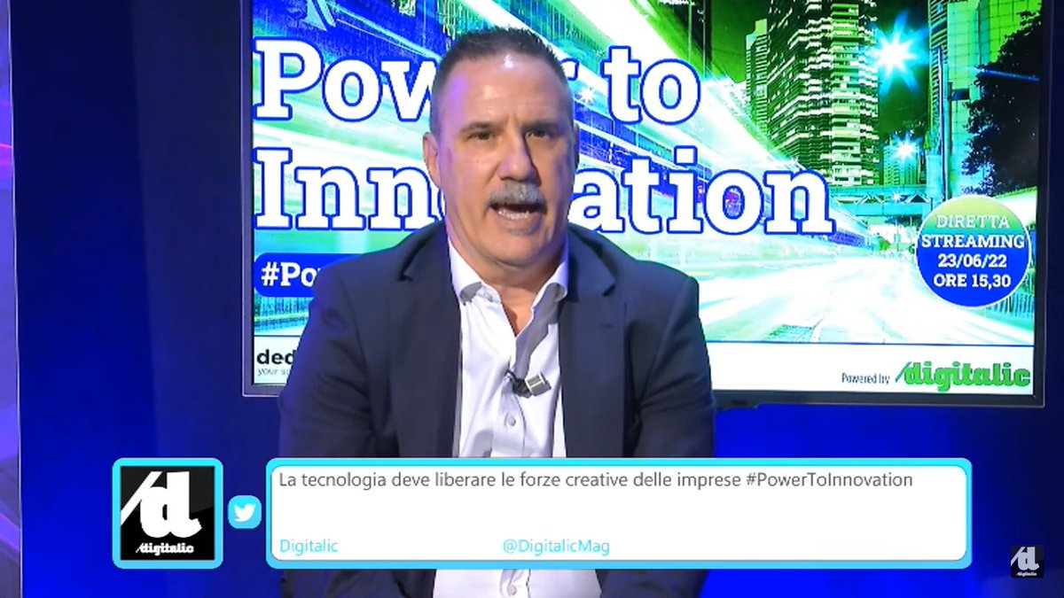lucarallo's tweet photo. "La fiducia è il primo elemento. Quello che facciamo è crescere insieme ai nostri clienti" 🎙️ Marco Gesa, Head of Sales @DEDAGROUP_ICT

#PowerToInnovation #adv https://t.co/q9GsiOmsPs