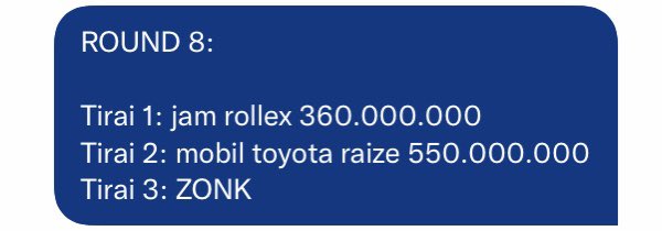 agathaIyne's tweet photo. SELAMAT kami ucapkan kepada tirai satu mendapat SATU BUAH JAM TANGAN ROLLEX seharga 360JT, kemudian ada tirai dua membawa pulang MOBIL TOYOTA RAIZE seharga 550JT, dan maaf… tirai tiga membawa bungkusan kacang. 🥹 https://t.co/A4mHQ2jIUH