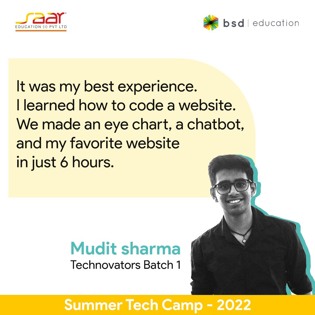 SAAR Education (I) Pvt Ltd tweet media